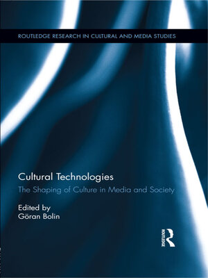 cover image of Cultural Technologies